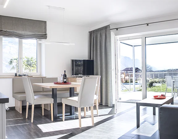 Ferienwohnung Dolomiten: Wohnküche