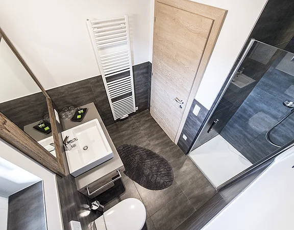 Ferienwohnung Ortler: Bad