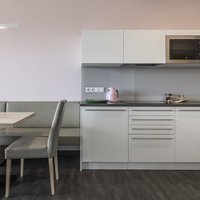 Apartment Texel: kitchenette